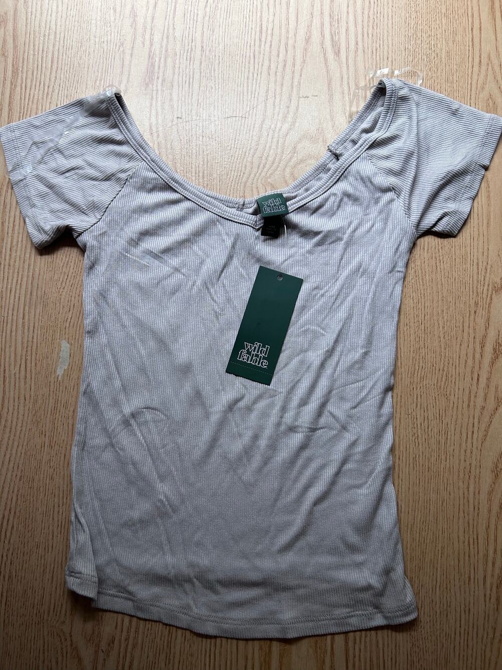 New Women’s Wild Fable T-Shirt Top Lightweight Stretchy Lt Lavender size Xxs/Xs